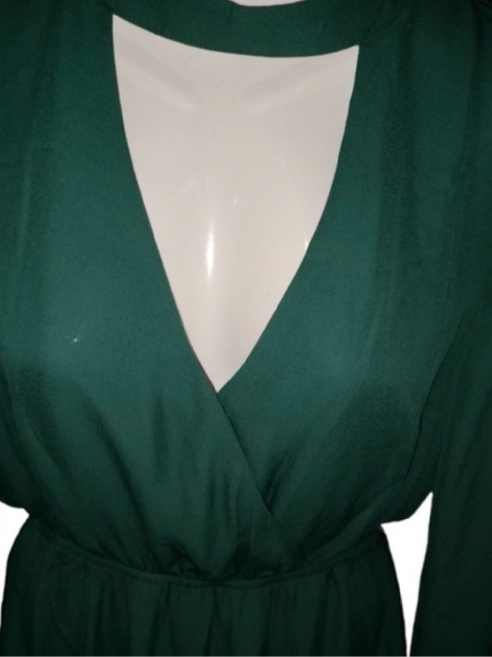 H&M Dark Green Wrap Dress